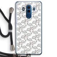 Zwanen: Huawei Mate 10 Pro Transparant Hoesje met koord