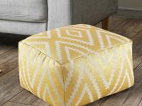 Sophie - Sitzwürfel - handgeweven - katoen - 55x37x55 cm