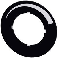 Siemens 3SU1900-0BG16-0RU0 3SU19000BG160RU0 Opschriftbord Rond (Ø) 40 mm Zwart, Wit 10 stuk(s)