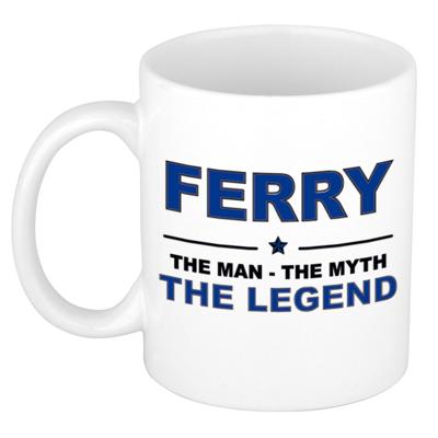 Ferry cadeau mok - man myth legend - naam koffiemok - 300 ml - collega - vaderdag Ferry cadeau mok - man myth legend - naam koffiemok - 300 ml - collega - vaderdag