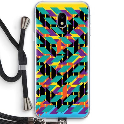 Skew Bee 1: Samsung Galaxy J3 (2017) Transparant Hoesje met koord