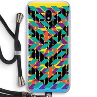 Skew Bee 1: Samsung Galaxy J3 (2017) Transparant Hoesje met koord