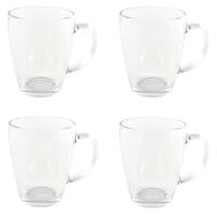 Theeglas - koffieglas - 350 ml - 12x stuks - bolvormig - glas - glazen voor thee/koffie