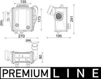 Intercooler, inlaatluchtkoeler CI639000P