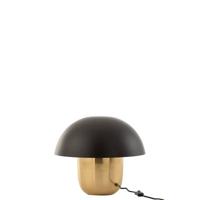 Lamp Paddenstoel Ijzer Zwart|goud Small