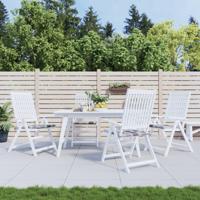 VidaXL Tuinstoelkussens 4 st 50x50x3 cm oxford stof ruitpatroon grijs