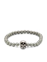 Alexander McQueen bracelet Skull à perles - Argent - thumbnail