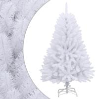 VidaXL Kunstkerstboom met scharnieren en standaard 150 cm wit