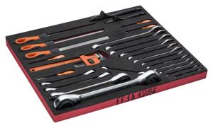 Bahco Foaminlay Fit&Go 3/3 met sleutels en vijlen - 18-delig - FF1A128