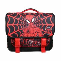 Marvel Spiderman schooltas boekentas rugzak 38x13x34 zwart - thumbnail