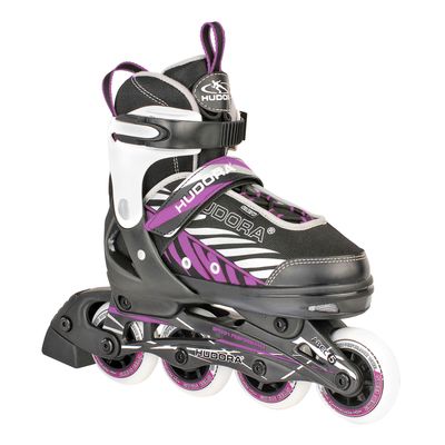 Hudora skeelers mia zwart/paars, maat 37-40