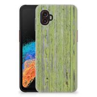 Samsung Galaxy Xcover 6 Pro | Bumper Hoesje | Green Wood