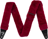 Fender Poodle Plush Strap, Red