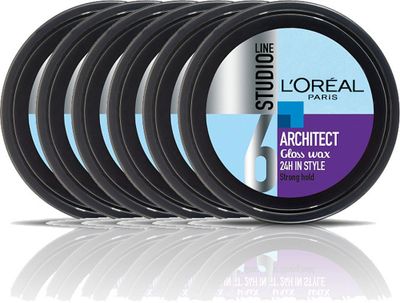 L’Oréal Paris Studio Line Special FX Architect Wax - 6 x 75 ml - Wax - Voordeelverpakking L’Oréal Paris Studio Line Special FX Architect Wax - 6 x 75 ml - Wax - Voordeelverpakking