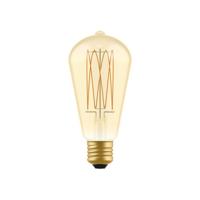 LED Gouden Gloeilamp Carbon Lijn Filament Kooi Edison ST64 7W 640Lm E27 2700K Dimbaar - C54 | Creative-Cables | Lamp kopen | Creative-Cables | Lamp |