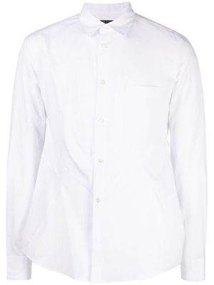 Comme des Garçons Homme Plus chemise en popeline à rayures - Blanc