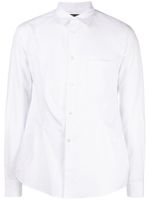Comme des Garçons Homme Plus chemise en popeline à rayures - Blanc