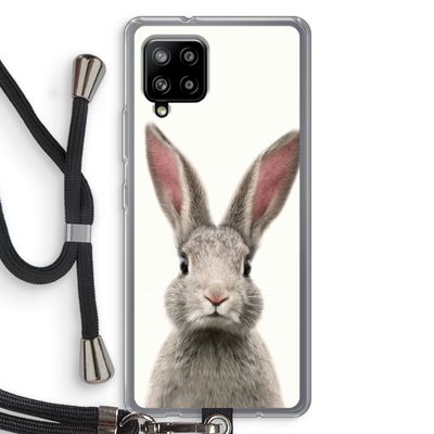 Daisy: Samsung Galaxy A42 5G Transparant Hoesje met koord