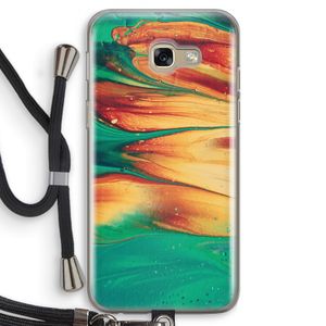 Green Inferno: Samsung Galaxy A5 (2017) Transparant Hoesje met koord