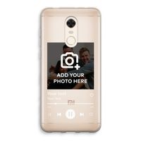 Music Player: Xiaomi Redmi 5 Transparant Hoesje