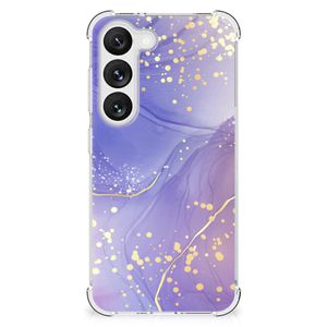 Back Cover voor Samsung Galaxy S23 Watercolor Paars