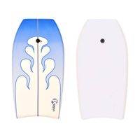 The Living Store Bodyboard - Blauw - 94 x 48 x 5 cm - XPE deck + PP onderkant + EPS schuim binnenkant - Max - 55 kg - thumbnail