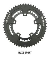 Praxis Kettingblad Buzz Sport 110BCD 48/32t zwart - thumbnail