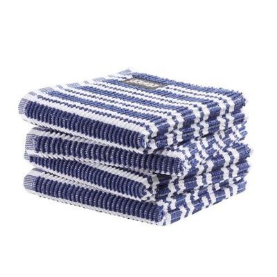 DDDDD DDDDD vaatdoek Stripe blue 30 x 30 cm