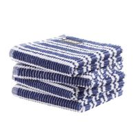 DDDDD DDDDD vaatdoek Stripe blue 30 x 30 cm