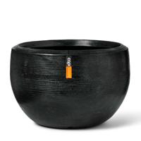 Vaas bol Arc Granite 132x90 zwart bloempot Capi Europe - Capi europe