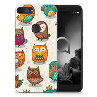 Alcatel 1S (2019) | TPU Hoesje | Vrolijke Uilen
