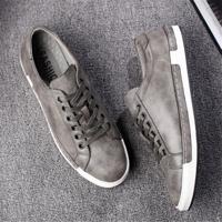 Barokke schoenen casual PU lederen sportschoenen voor mannen grootte: 39 (grijs)