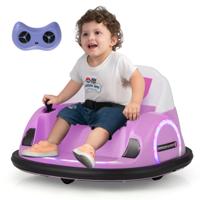 Kinderen Autoscooter Elektrisch Bumpercar met Knipperende LED-lampen Roze