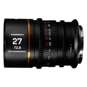 Laowa 27mm T2.8 1.5X S35 Nanomorph Cine Amber L-mount objectief