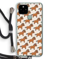Pony: Pixel 5 Transparant Hoesje met koord