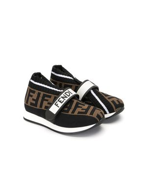 Fendi Kids baskets Fendi Love - Marron