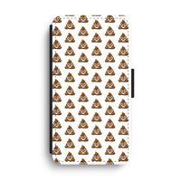 Poop emoji: iPhone XS Max Flip Hoesje