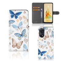 Telefoonhoesje | Met pasjeshouder | voor OPPO Reno8 T 4G Vlinder