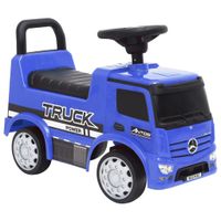 Loopauto Mercedes Benz Truck blauw - thumbnail