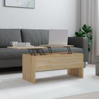 Salontafel 102x50,5x46,5 cm bewerkt hout sonoma eikenkleurig