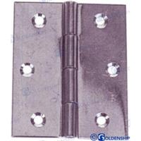 Bisagra acero inoxidable GS72182 - BISAGRA INOX 0,6MM 50X60 MM (Pack 2