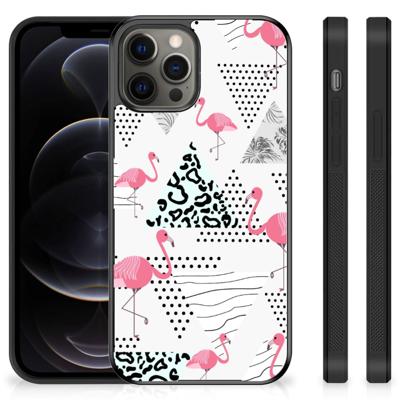 iPhone 12 Pro Max Back Cover Flamingo Triangle