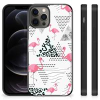 iPhone 12 Pro Max Back Cover Flamingo Triangle iPhone 12 Pro Max Back Cover Flamingo Triangle