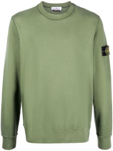 Stone Island sweat en coton à patch Compass signature - Vert