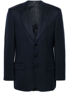 Valentino Garavani Pre-Owned blazer à revers crantés (années 2000) - Bleu