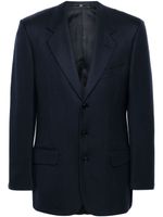 Valentino Garavani Pre-Owned blazer à revers crantés (années 2000) - Bleu - thumbnail