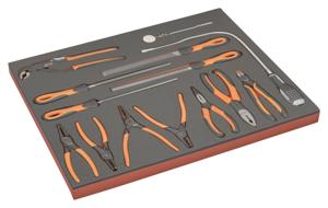 Bahco Foaminlay Fit&Go 3/3 met tangen en vijlen - 14-delig - FF1A118