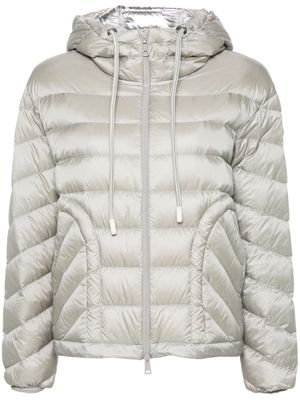 Moncler Gewatteerd jack met capuchon - Grijs Moncler Gewatteerd jack met capuchon - Grijs