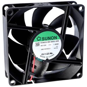 Sunon MF80251V1-1000U-G99 Axiaalventilator 12 V/DC 69.64 m³/h (l x b x h) 20 x 80 x 80 mm