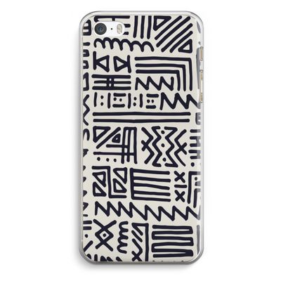 Marrakech print: iPhone 5 / 5S / SE Transparant Hoesje